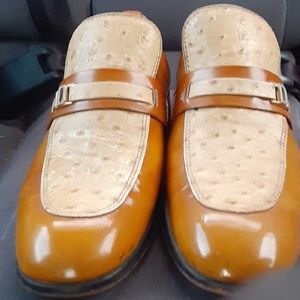 Ostrich Italian loafers